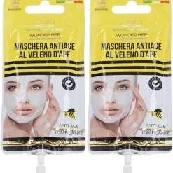 Wonder Bee Maschera Viso Veleno D'Ape Anti Age Tonificante