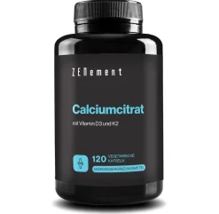 Zenement Citrato di Calcio con Vitamina D3 e K2