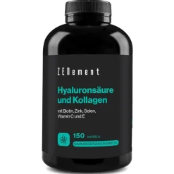 Zenement collagene e acido ialuronico con biotina, zinco e selenio