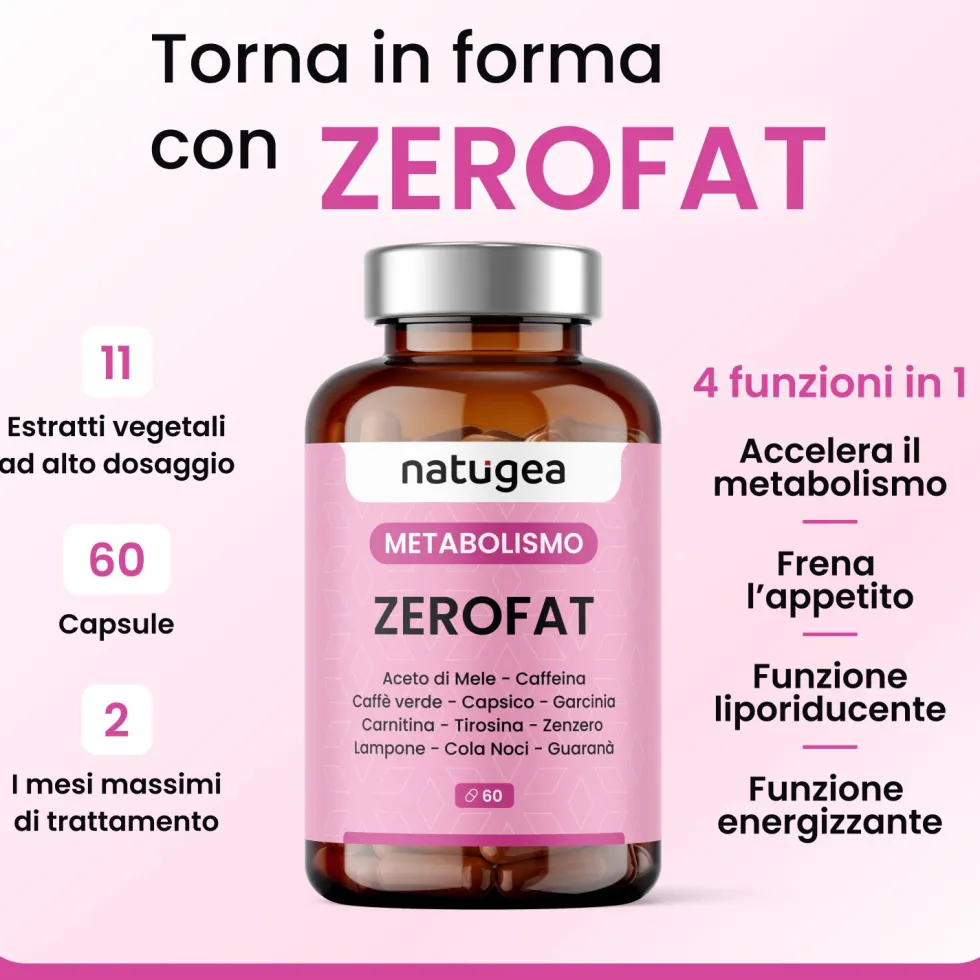 ZEROFAT, termogenico per il controllo del peso - natugea®