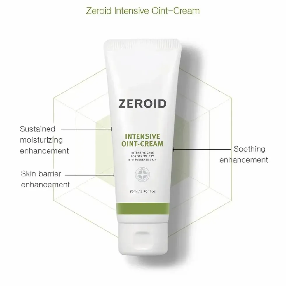 ZEROID Intensive Oint Cream – Trattamento intensivo per pelli molto secche, irritate e sensibili