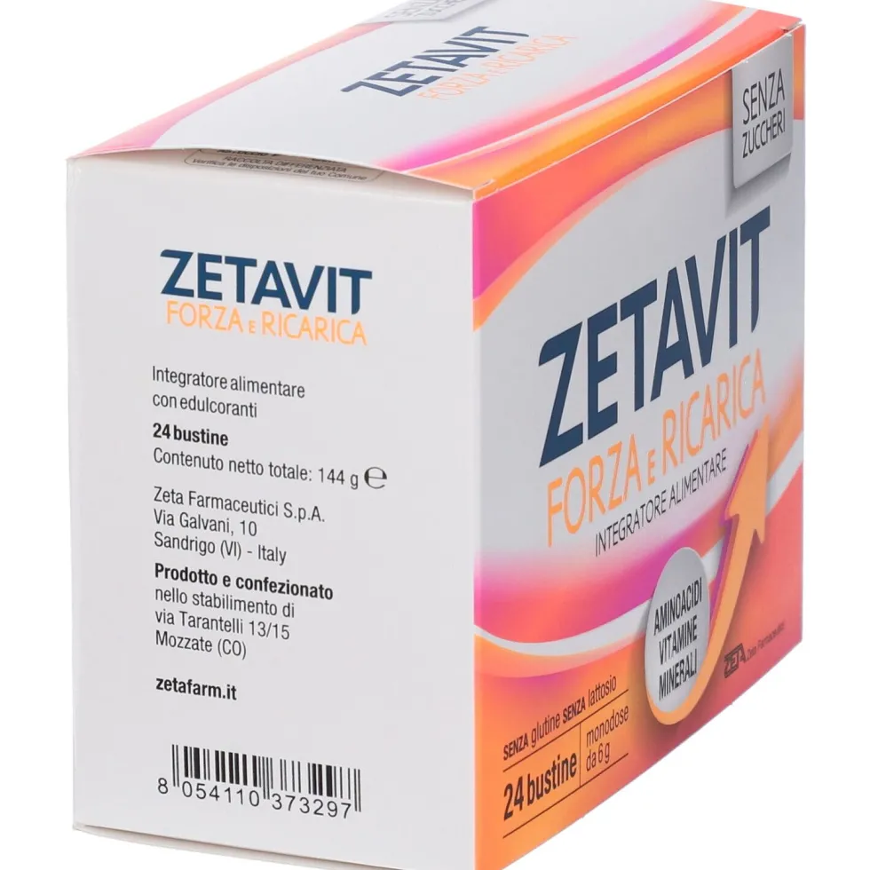 Zetavit Forza e Ricarica Bustine - Risparmia il 10% con il codice: zeta1026