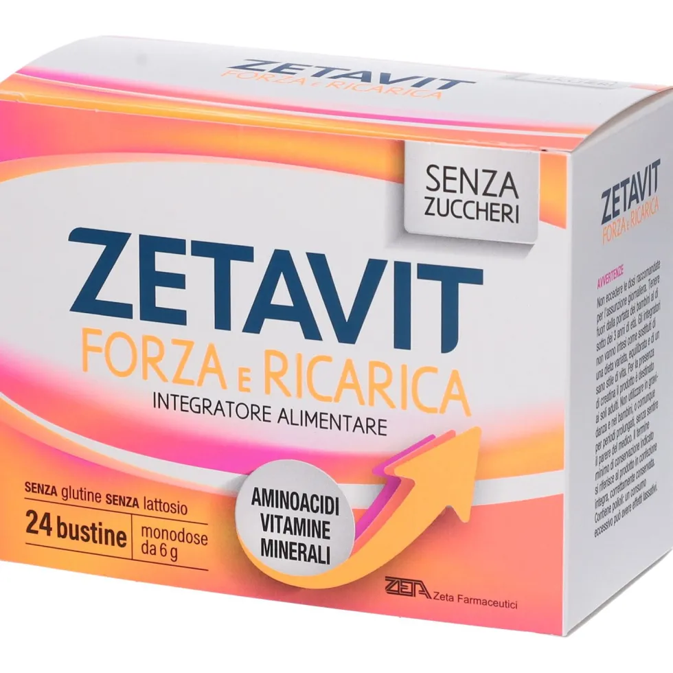 Zetavit Forza e Ricarica Bustine - Risparmia il 10% con il codice: zeta1026