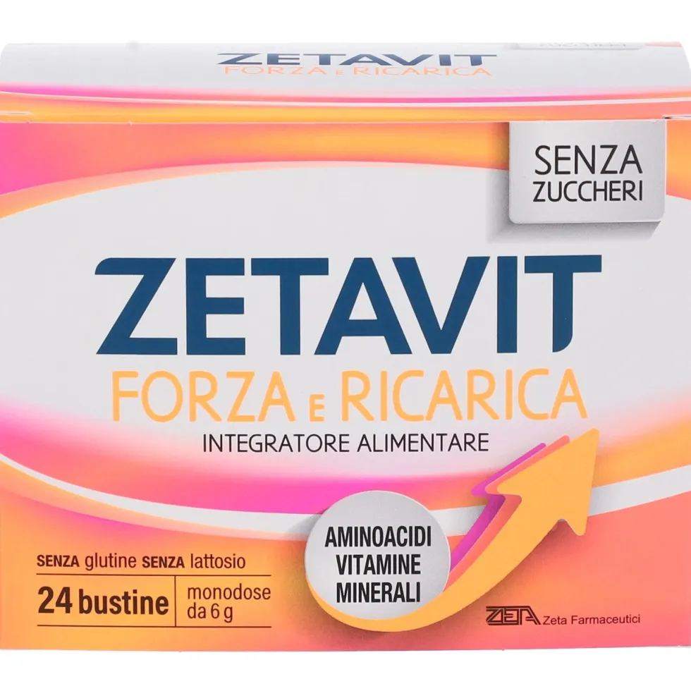 Zetavit Forza e Ricarica Bustine - Risparmia il 10% con il codice: zeta1026