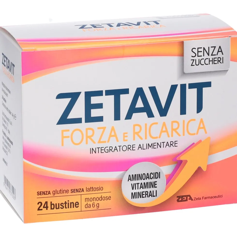 Zetavit Forza e Ricarica Bustine - Risparmia il 10% con il codice: zeta1026