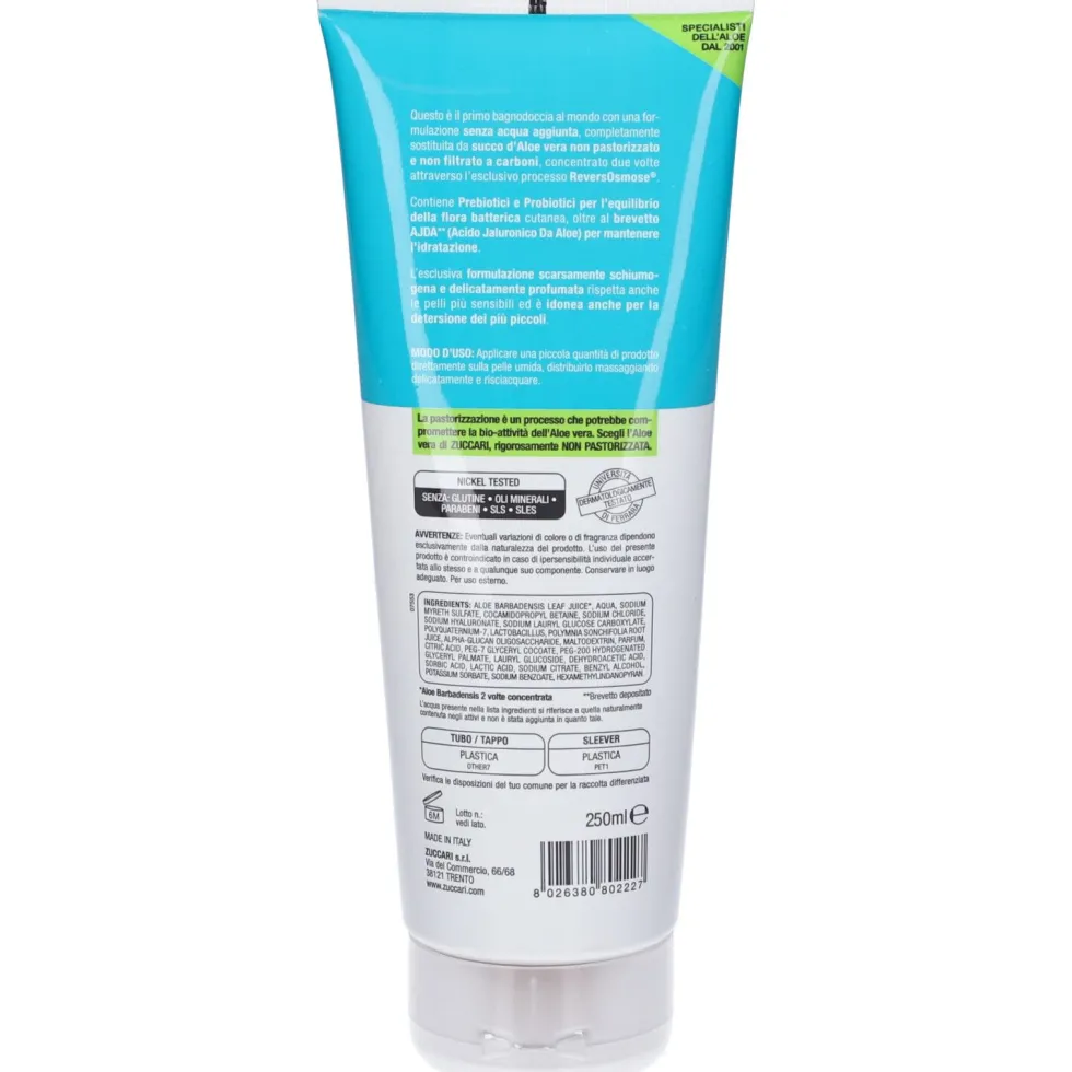 ZUCCARI Bagnodoccia d’Aloe Ultradelicato