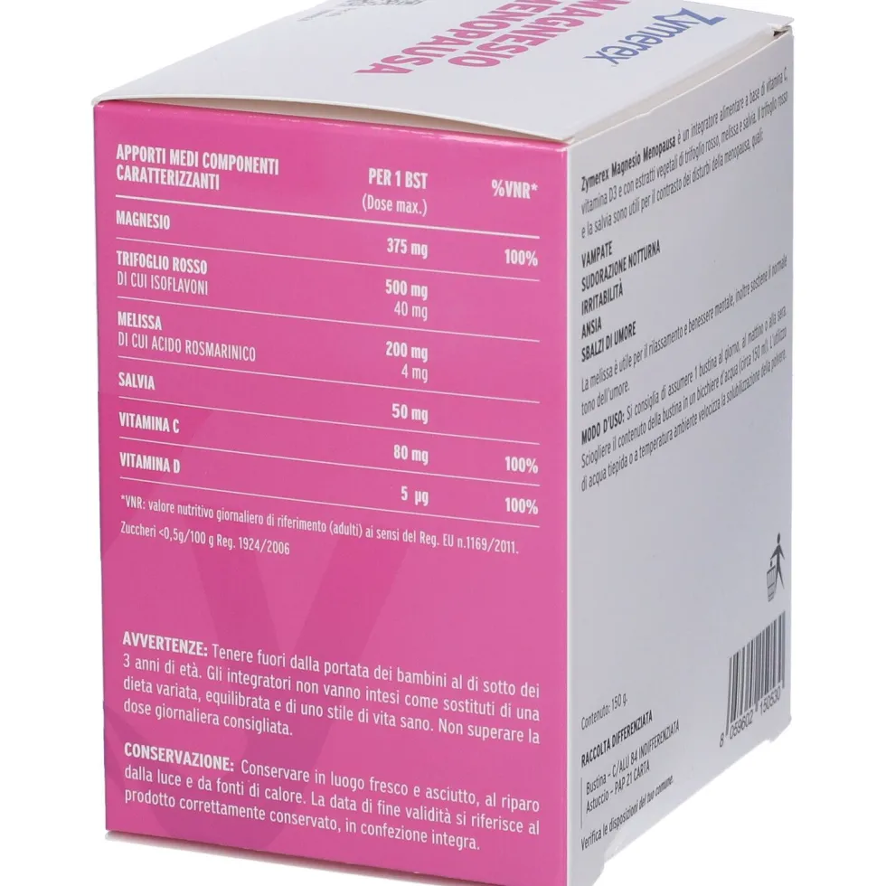 Zymerex Magnesio Menopausa Bustine
