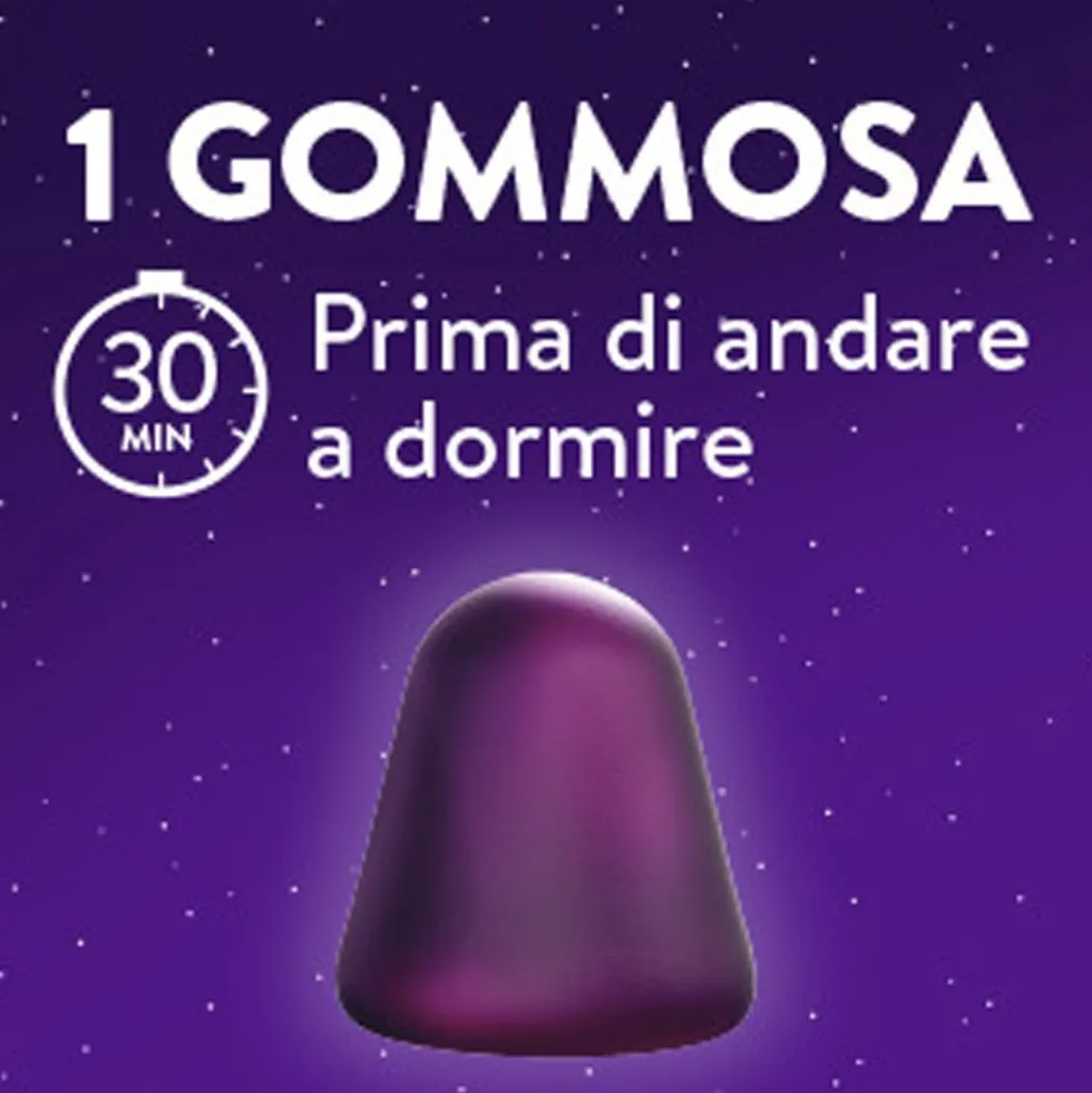 ZzzQuil Sonno Melatonina Pastiglie 30 Gommose Frutti di Bosco